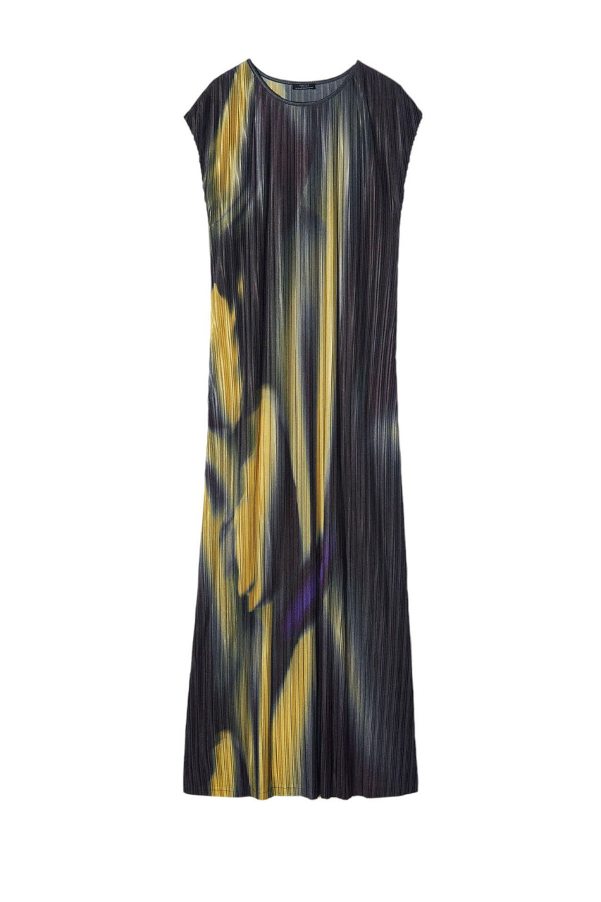 Платье с принтом|Основной цвет:Разноцветный|Артикул:216784 | Фото 1
