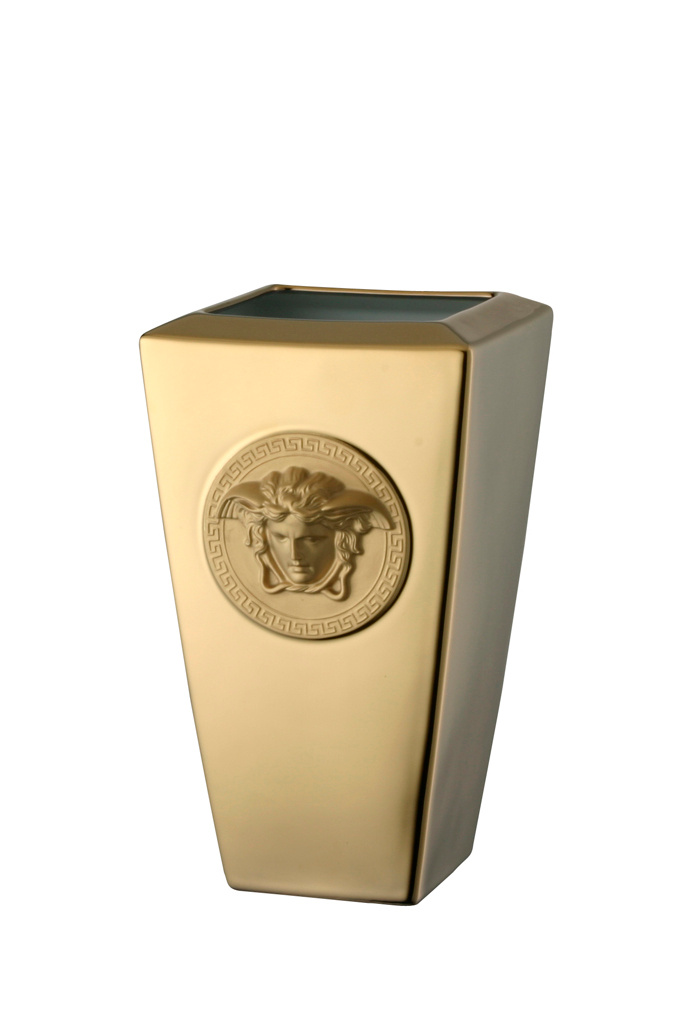 Ваза Versace Medusa d'Or, 24 см|Основной цвет:Золотой|Артикул:14299-403609-26024 | Фото 1
