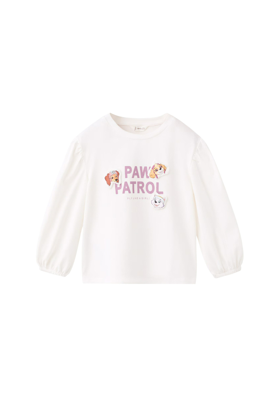 Девочкам Mango Kids Лонгслив PAWPATA с принтом (цвет ), артикул 27001330 | Фото 1