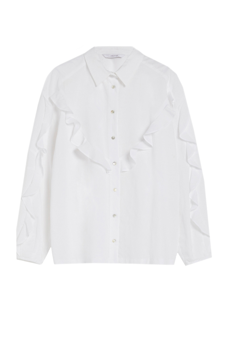 Женский iBLUES Рубашка SALATO с рюшами (цвет ), артикул 71110221 | Фото 1