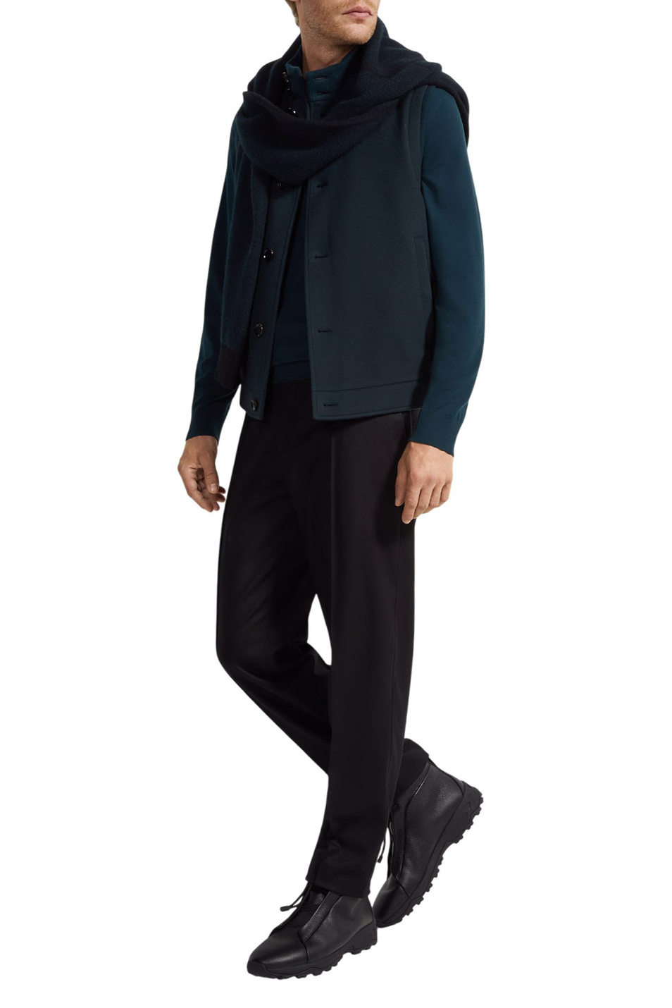 Мужской Zegna Брюки из шерсти и шелка (цвет ), артикул UGI20A2-TT46-K09R | Фото 2