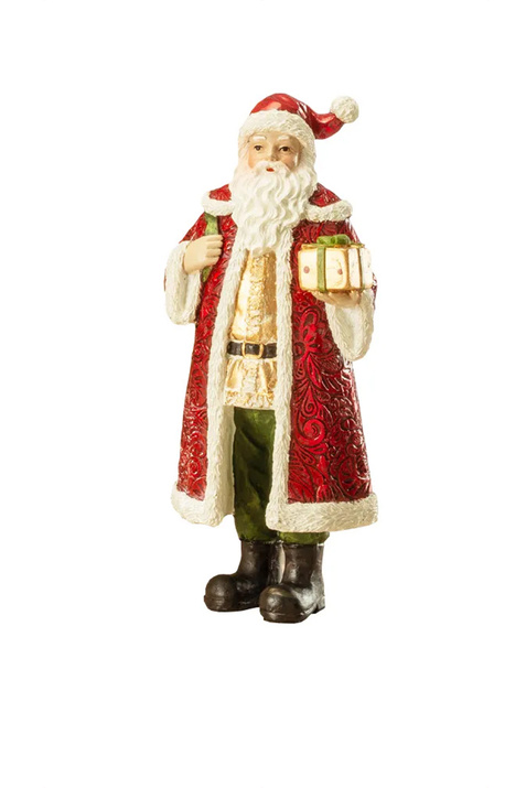Lamart Фигурка "Санта с  маленьким подарком" 21,5 см ( цвет), артикул 1022104 | Фото 1