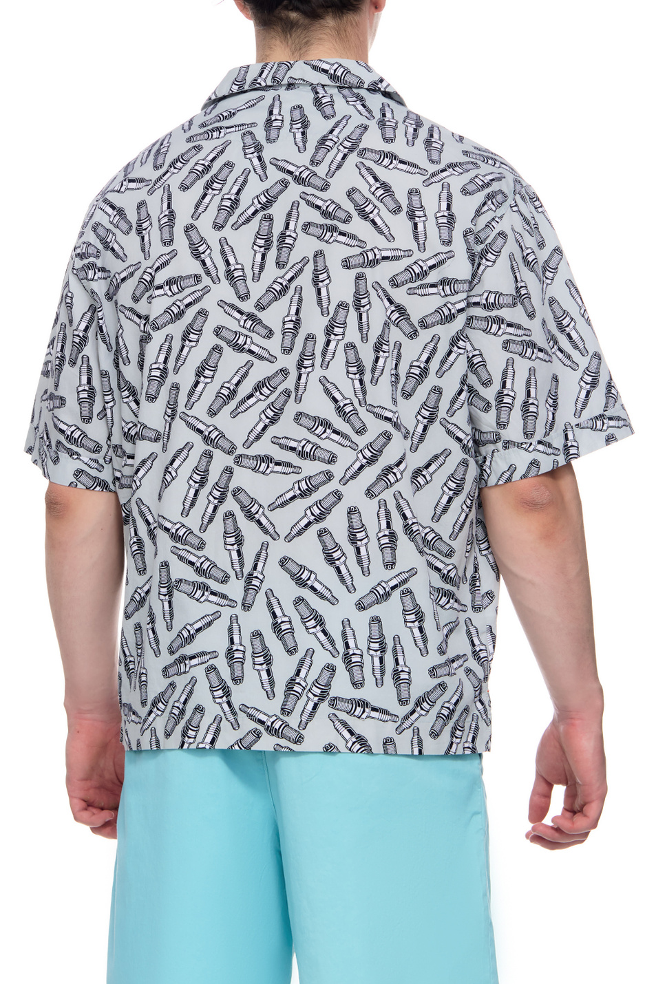 Мужской BOSS Рубашка из натурального хлопка с принтом (цвет ), артикул 50494872 | Фото 4
