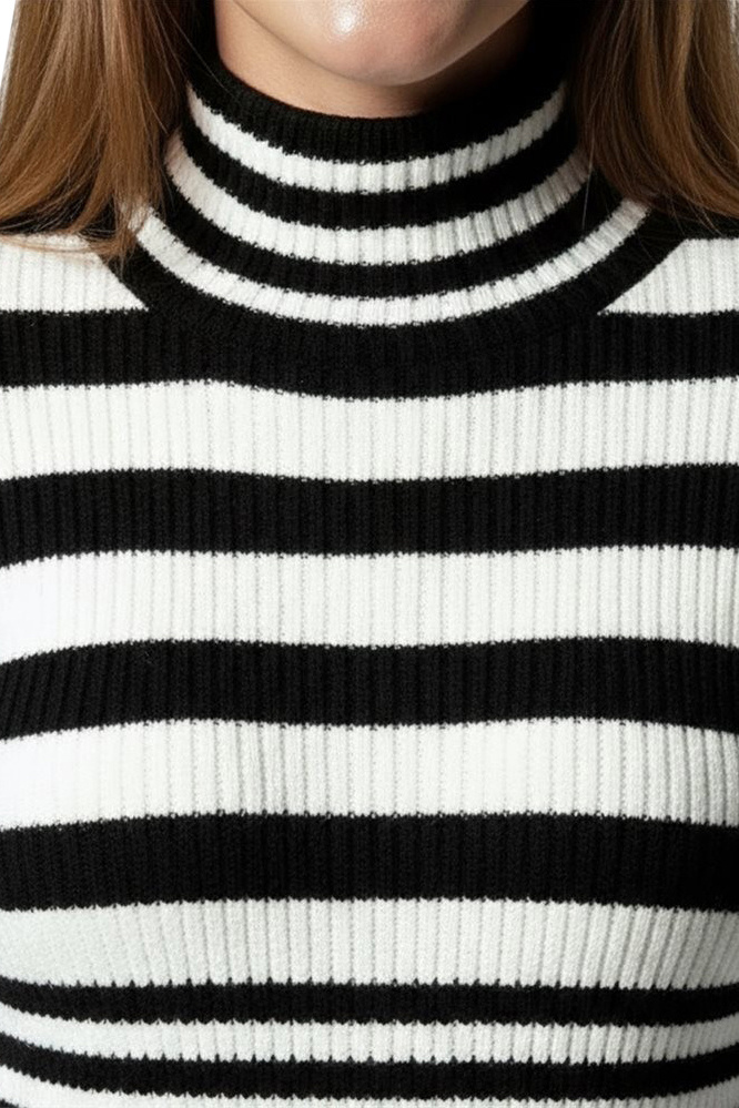 Водолазка в полоску|Основной цвет:Черный Женский Gerry Weber Водолазка в полоску (цвет ), артикул 190063-57037 | Фото 6