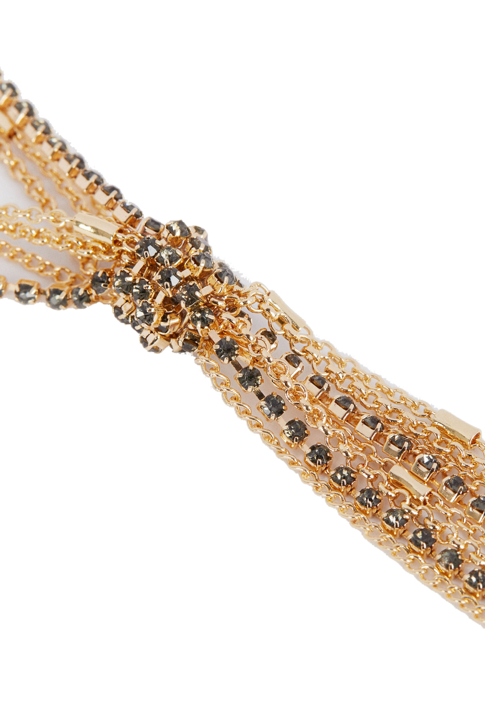 Parfois Ожерелье с декоративным узлом и кристаллами (цвет ), артикул 183704 | Фото 2