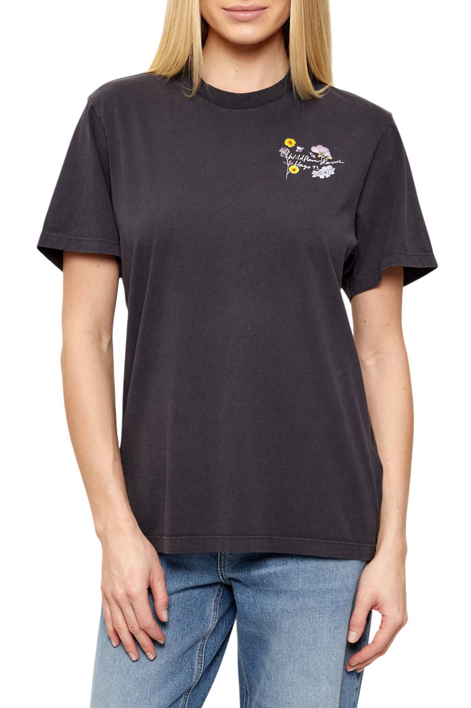 Женский HUGO Футболка из хлопка с принтом (цвет ), артикул 50555807 | Фото 4