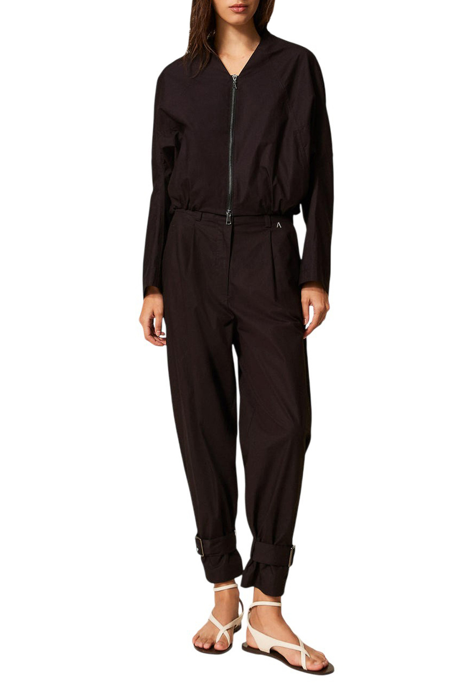 Женский TWINSET Milano Бомбер из хлопка (цвет ), артикул 261AP2080 | Фото 2