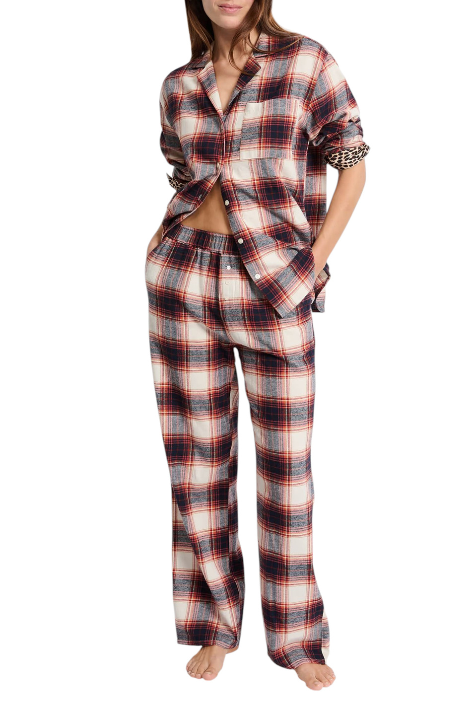 Женский Etam Брюки FARON в клетку (цвет ), артикул 6556016 | Фото 2