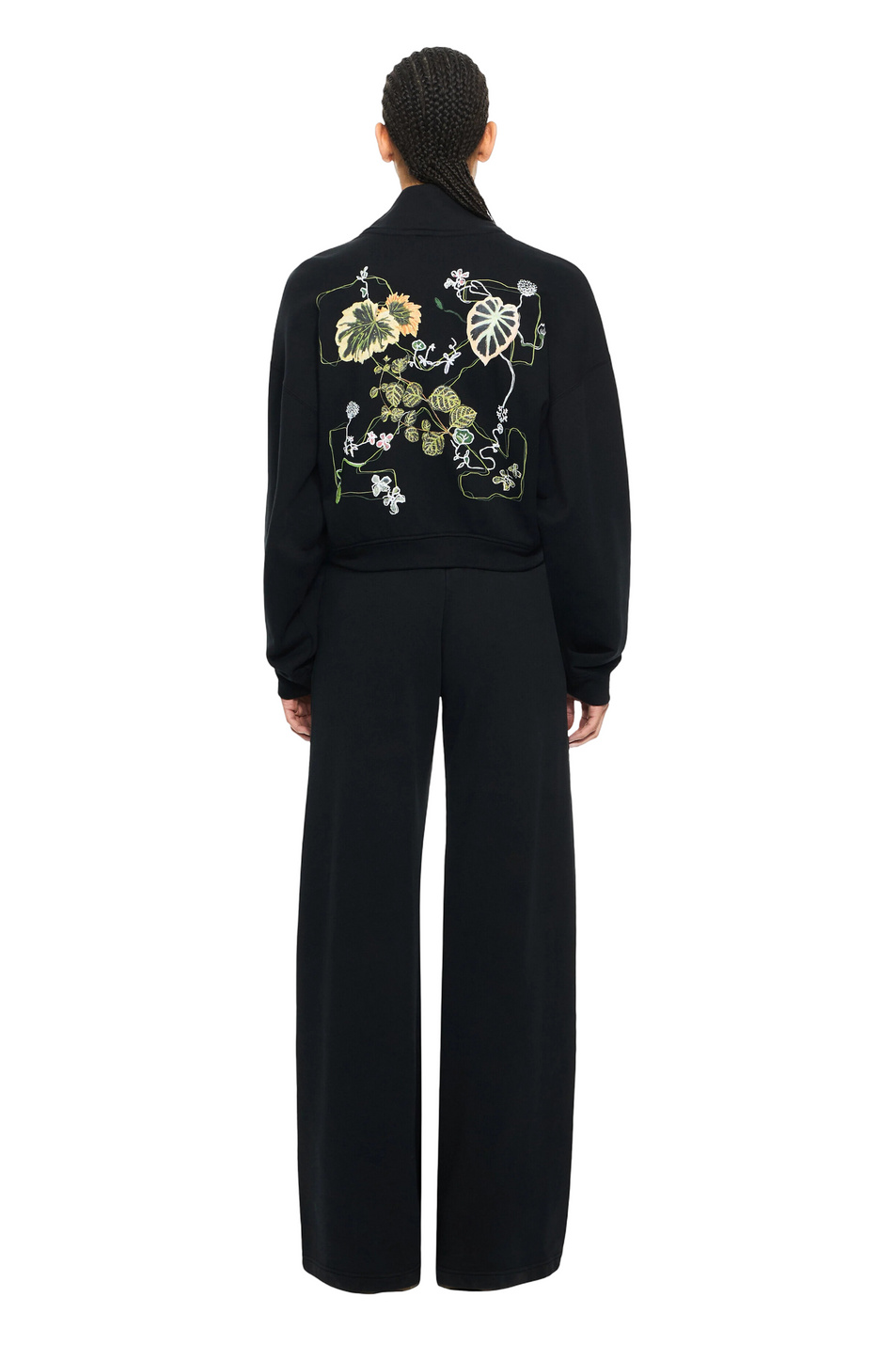 Женский Off-White Толстовка Arrow Leaves с принтом (цвет ), артикул OWBE008S26FLE0011058 | Фото 4