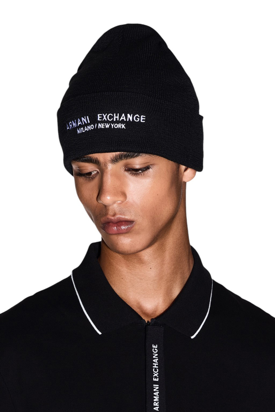 Мужской Armani Exchange Шапка с логотипом (цвет ), артикул XM001637-AF16950 | Фото 4
