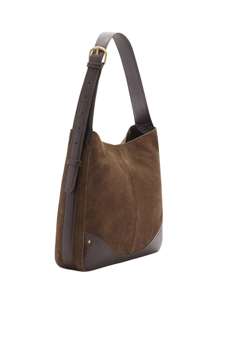 Сумка MONTANA из натуральной замши|Основной цвет:Коричневый Женский Mango Сумка MONTANA из натуральной замши (цвет ), артикул 87050417 | Фото 2