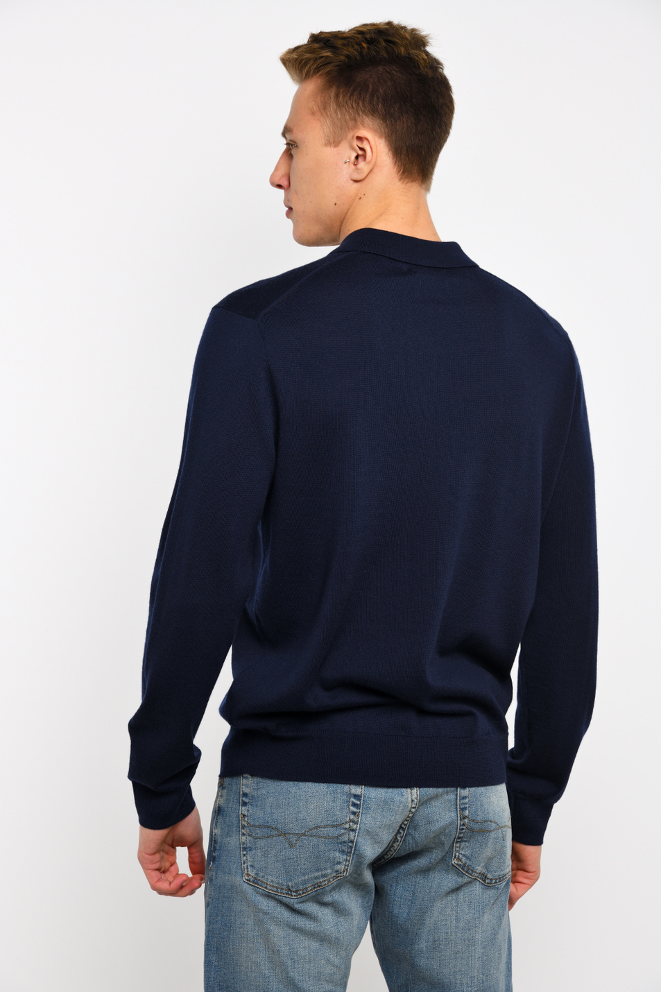 Мужской Polo Ralph Lauren Джемпер поло из натуральной шерсти (цвет ), артикул 710716489001 | Фото 3