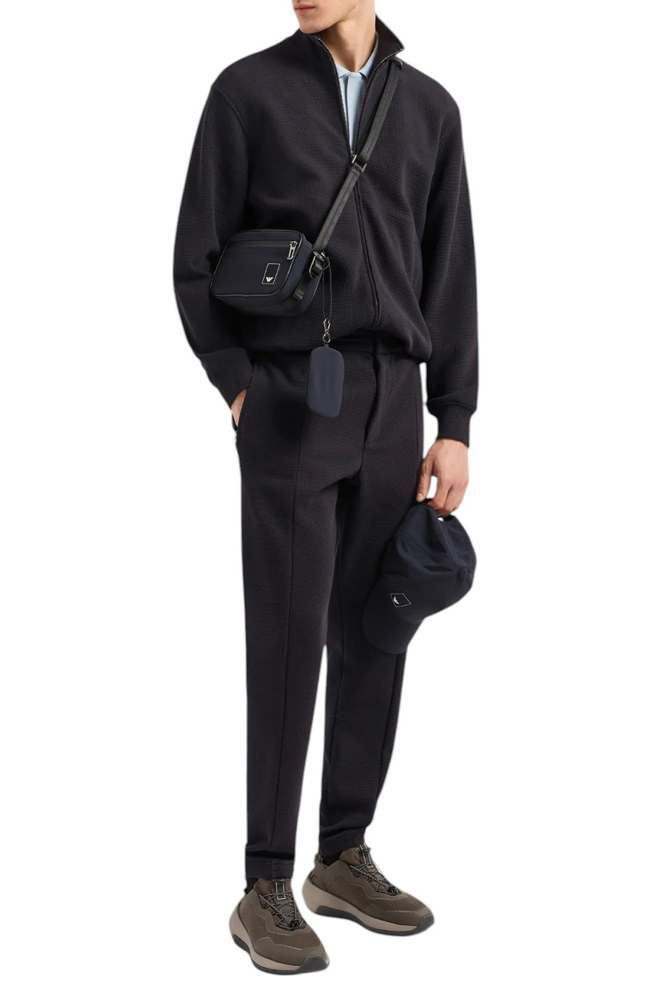 Мужской Emporio Armani Кардиган из смесового хлопка (цвет ), артикул EM000944-AF13358 | Фото 2