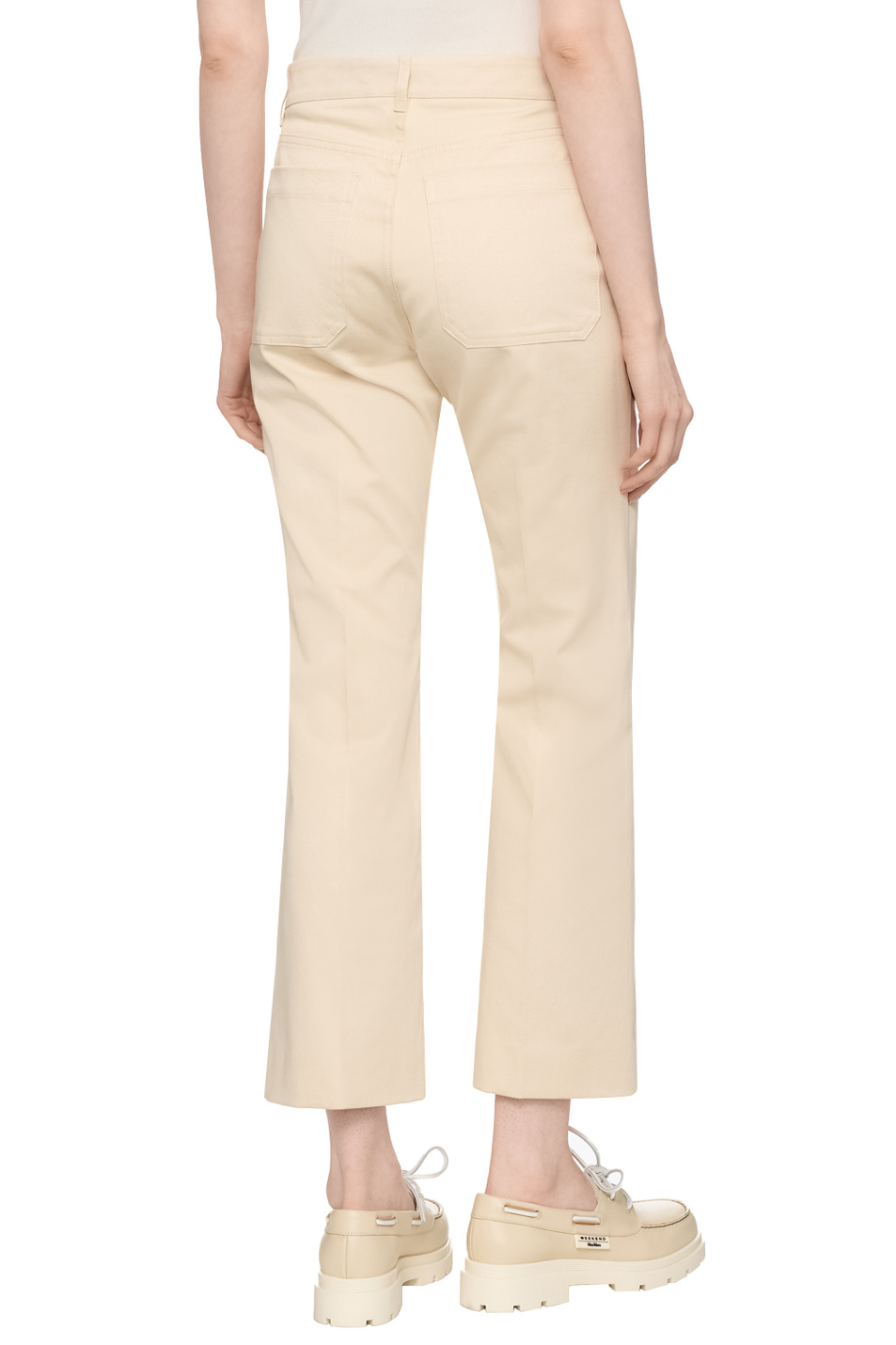 Женский Weekend Max Mara Брюки BOSSO из эластичного хлопка (цвет ), артикул 2515131072 | Фото 5