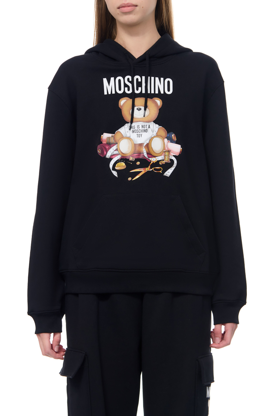 Женский Moschino Худи из натурального хлопка (цвет ), артикул A1707-5528 | Фото 1