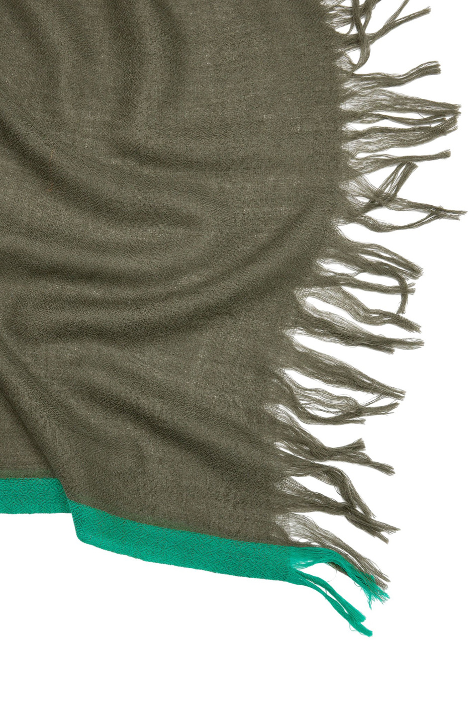 Шарф из шерсти|Основной цвет:Зеленый Женский Parfois Шарф из шерсти (цвет ), артикул 239667 | Фото 2