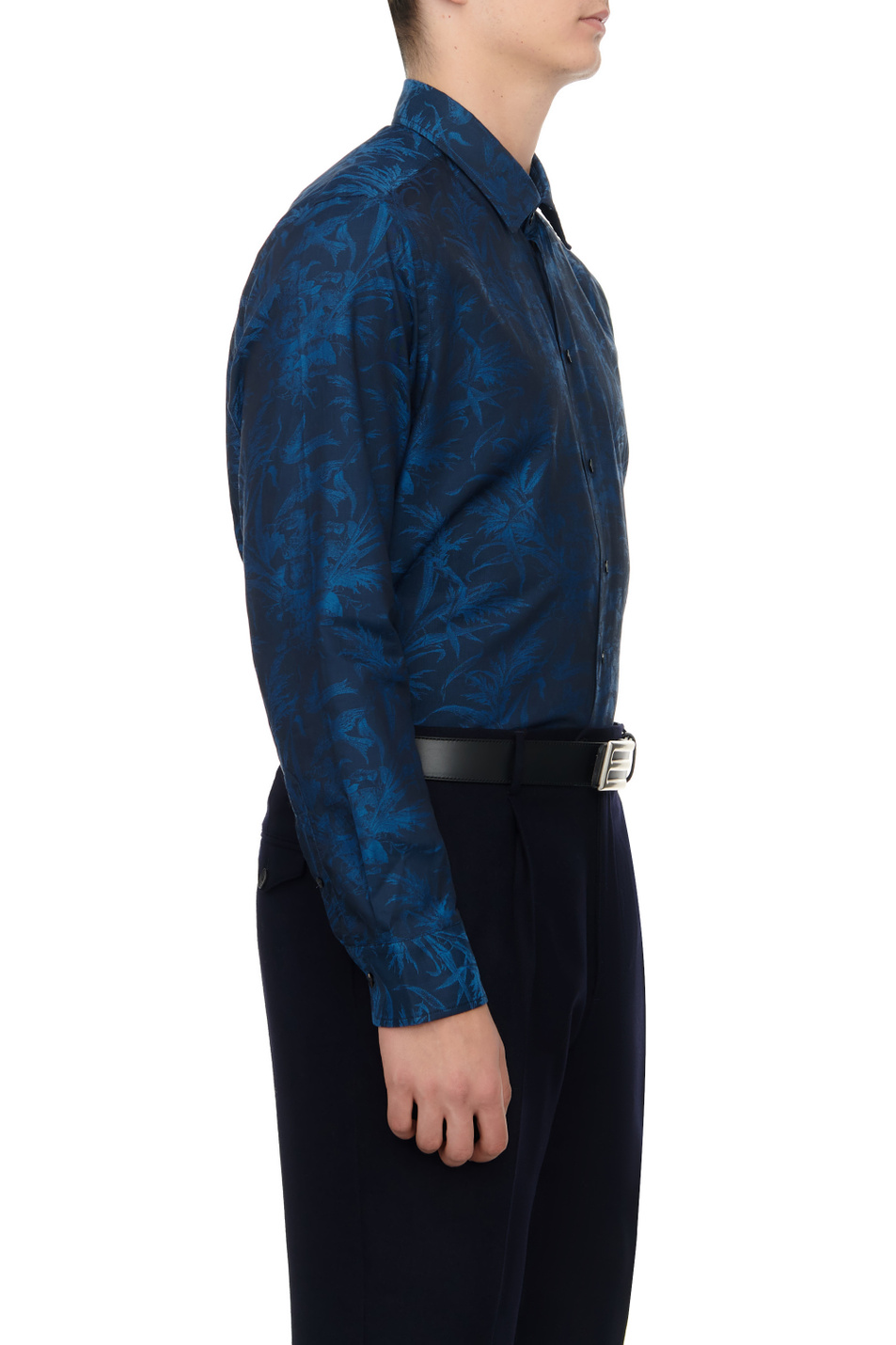 Мужской Etro Рубашка из натурального хлопка с принтом (цвет ), артикул 1290831110200 | Фото 3