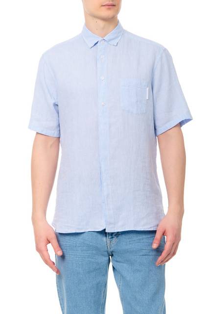 Льняная рубашка LYKOS-2|Основной цвет:Голубой|Артикул:58872973 | Фото 1
