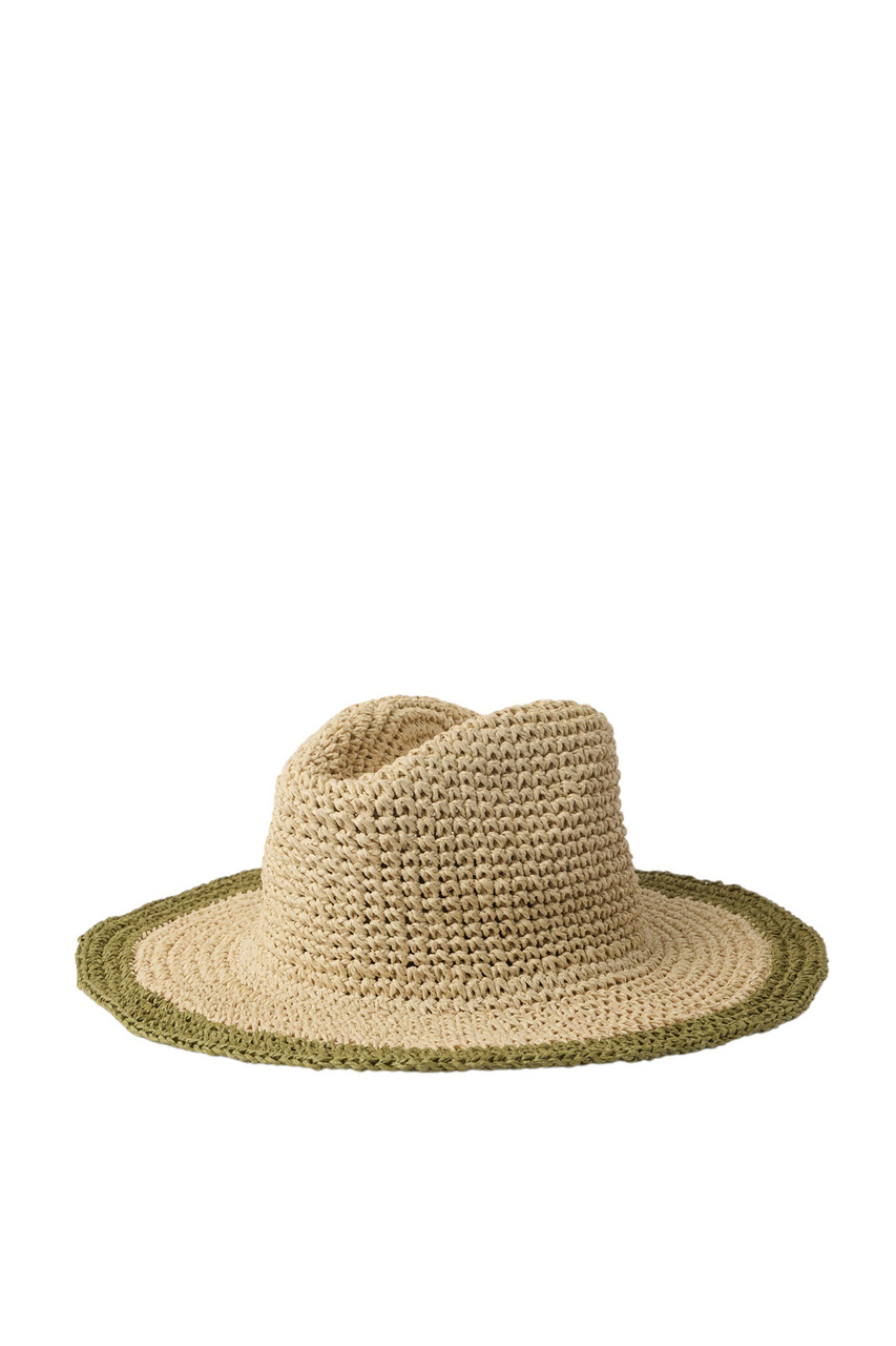 Шляпа соломенная|Основной цвет:Бежевый|Артикул:218920 | Фото 1