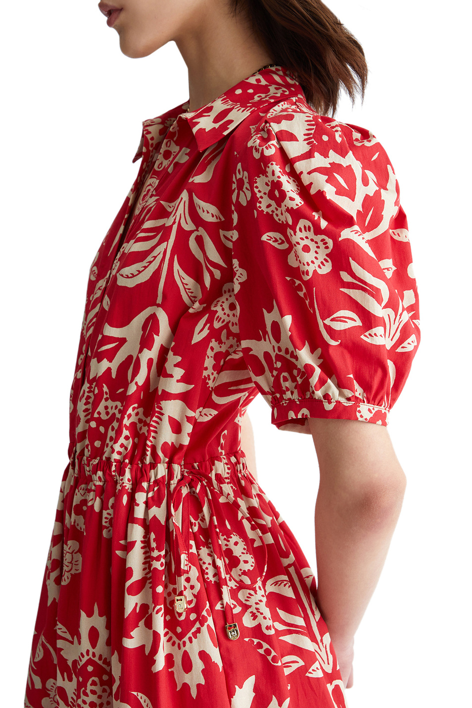 Женский Liu Jo Платье-рубашка из натурального хлопка с принтом (цвет ), артикул MA4084T3905 | Фото 4