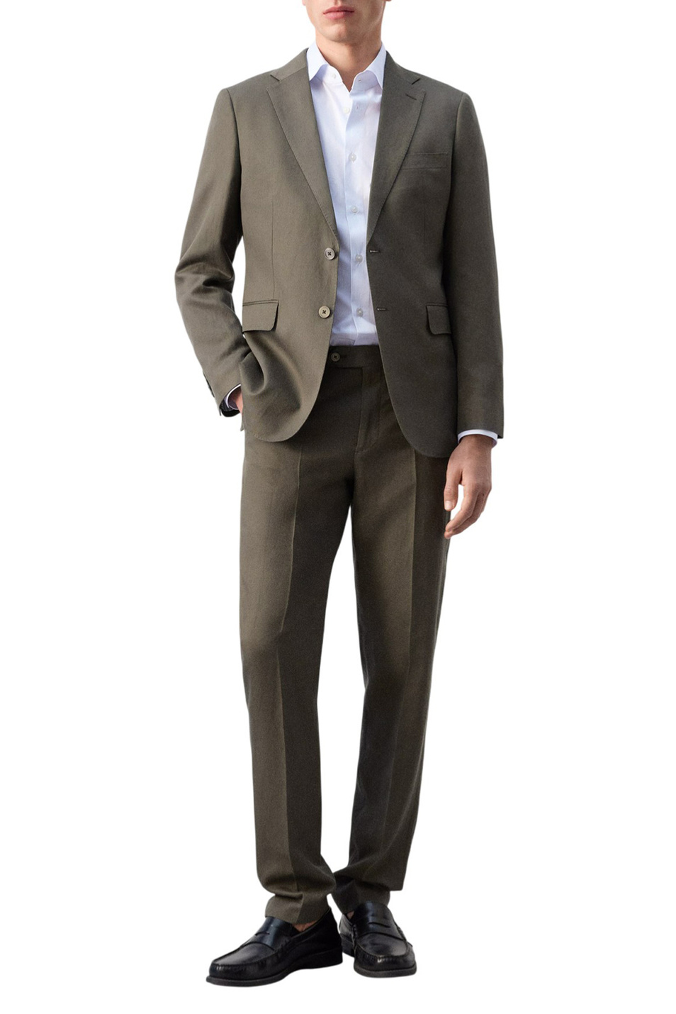 Мужской Mango Man Рубашка VECCHIA из хлопка (цвет ), артикул 27085935 | Фото 2