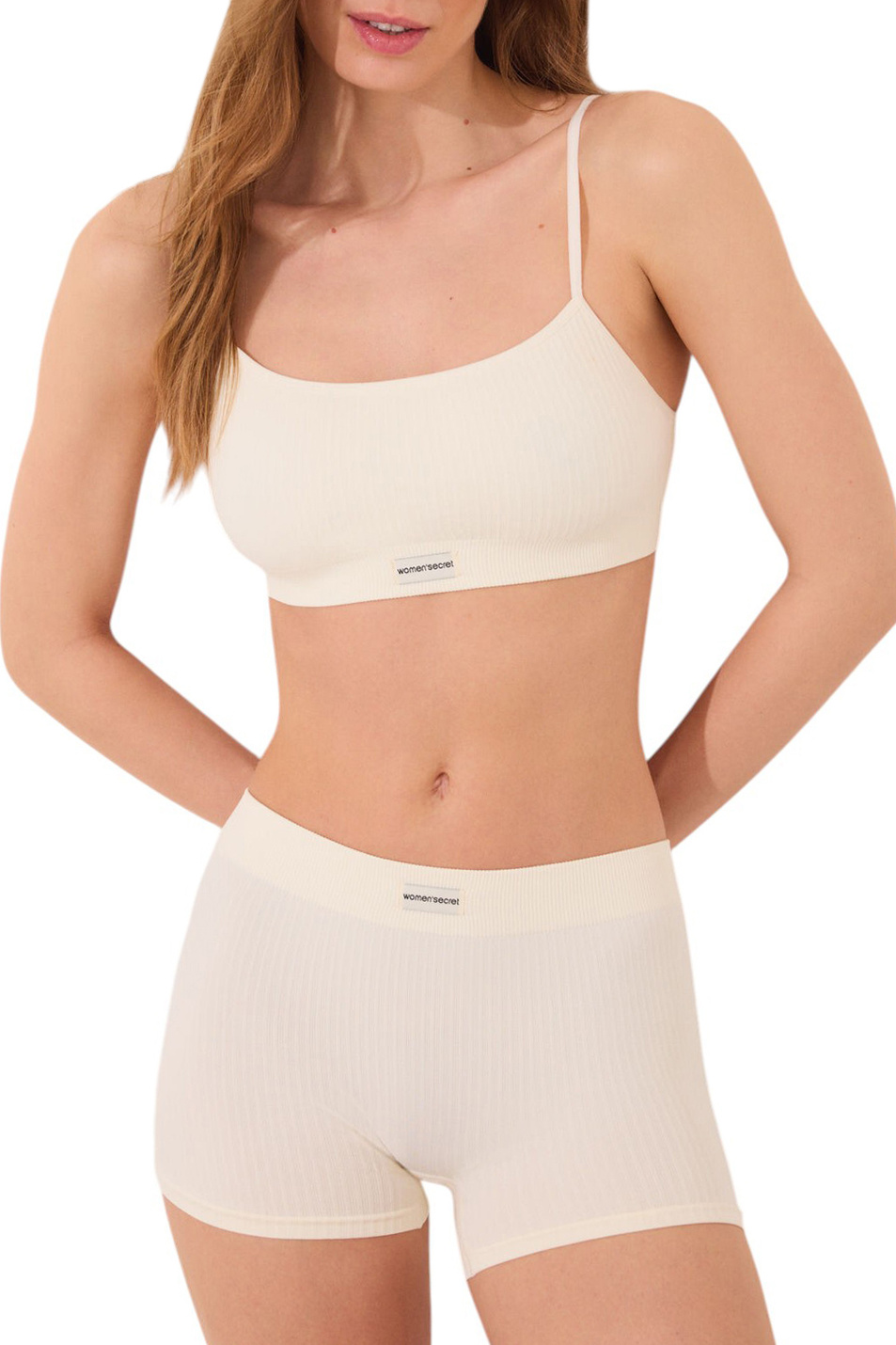 Женский Women'secret Трусы-шорты в рубчик (цвет ), артикул 5109014 | Фото 1