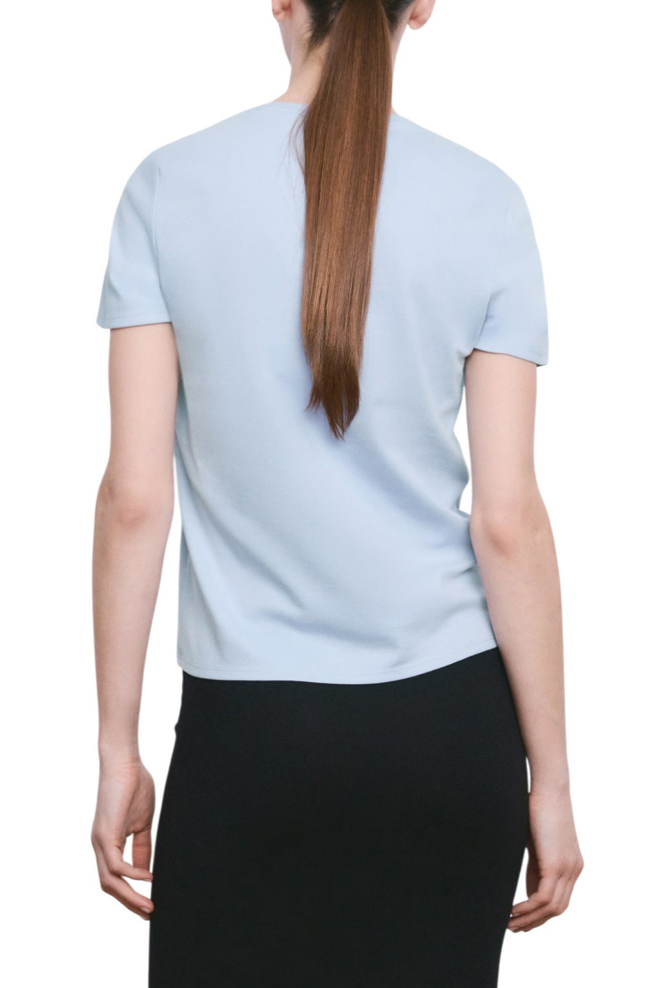 Женский Mango Футболка RITI из хлопка (цвет ), артикул 27063312 | Фото 4