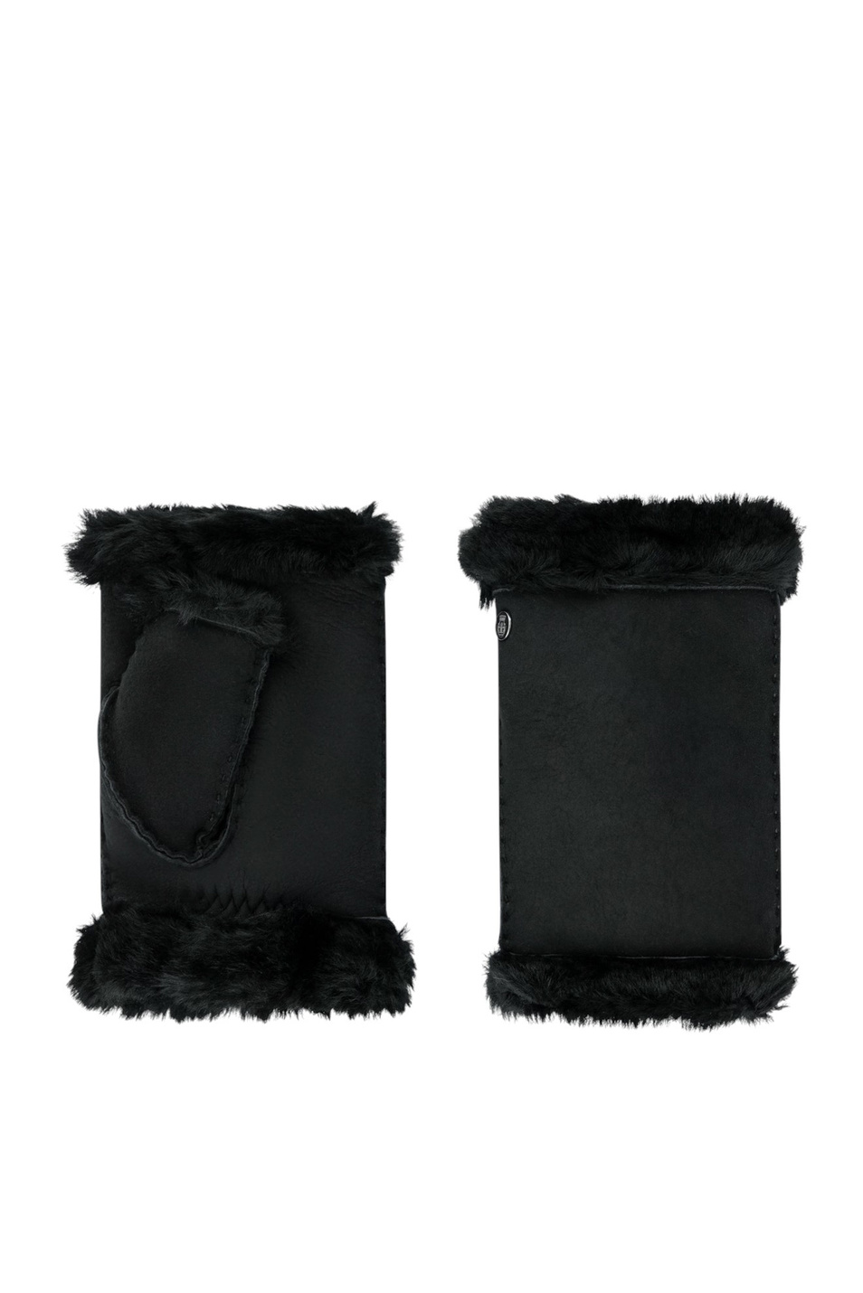 Митенки Winnipeg из натуральной кожи|Основной цвет:Черный Женский Roeckl Митенки Winnipeg из натуральной кожи (цвет ), артикул 13013-4890 | Фото 1