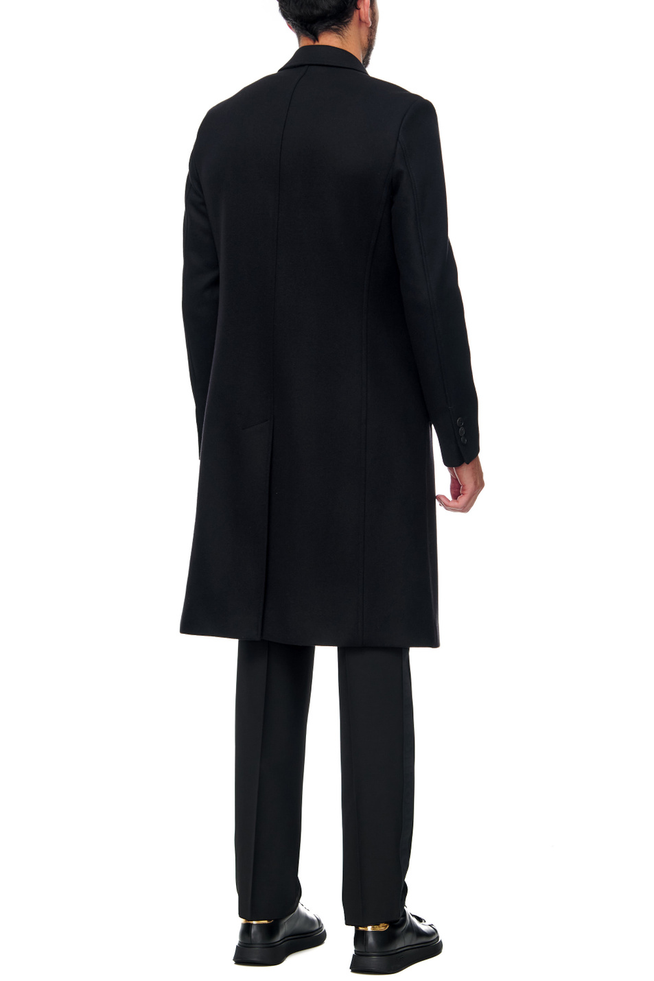 HUGO Двубортное пальто из смесовой шерсти (цвет ), артикул 50474948 | Фото 4