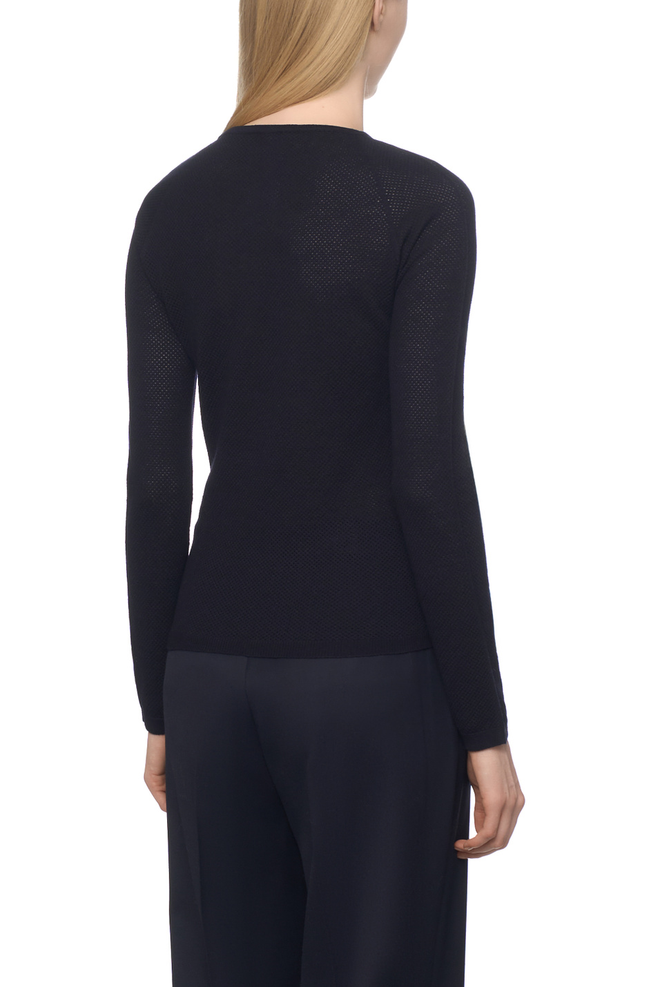 Джемпер TARTUFO из смесовой шерсти|Основной цвет:Черный Женский Max Mara Джемпер TARTUFO из смесовой шерсти (цвет ), артикул 2521366102 | Фото 5