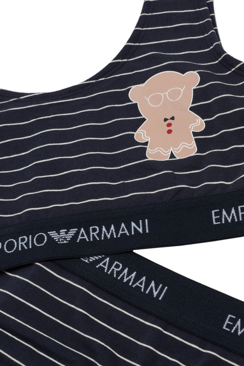 Emporio Armani Комплект: бюстгальтер-бралетт и трусики-бразилиана Manga Ginger Bear ( цвет), артикул 164418-0A278 | Фото 5