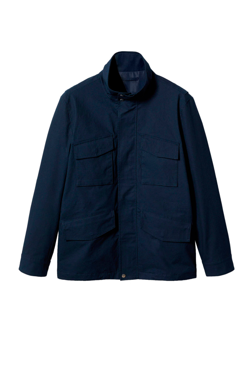 Куртка NINET с карманами|Основной цвет:Синий|Артикул:47014385 | Фото 1