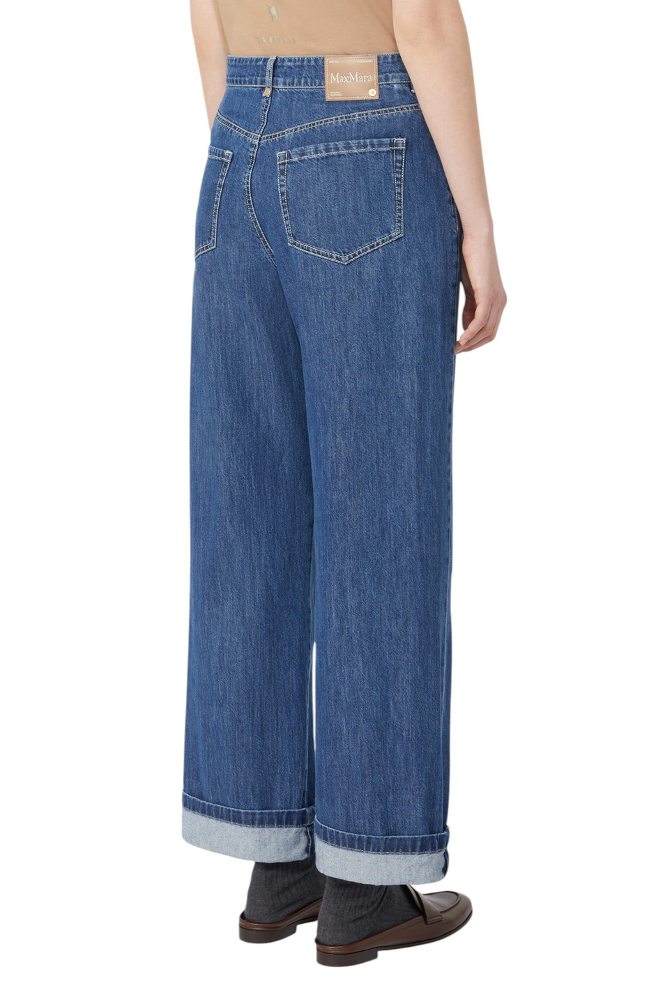 Женский Max Mara Джинсы ELES из хлопка (цвет ), артикул 2529186031 | Фото 4