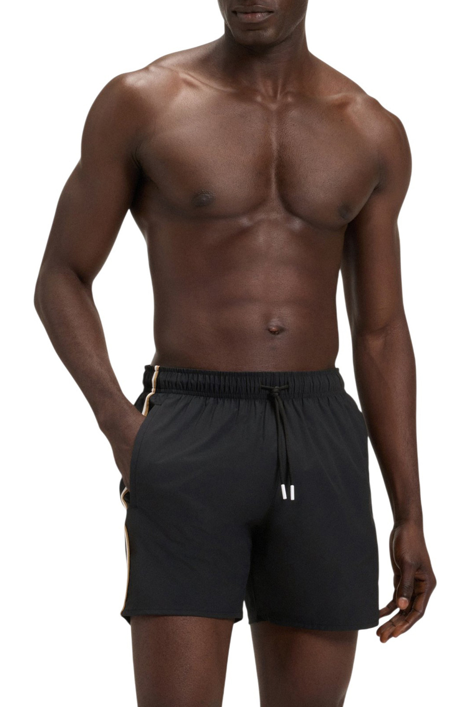 Мужской BOSS Шорты для плавания с контрастными вставками (цвет ), артикул 50491594 | Фото 2