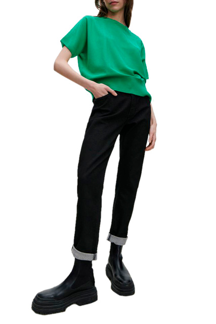Трикотажная футболка SOMELI|Основной цвет:Зеленый|Артикул:420077-88407 | Фото 2