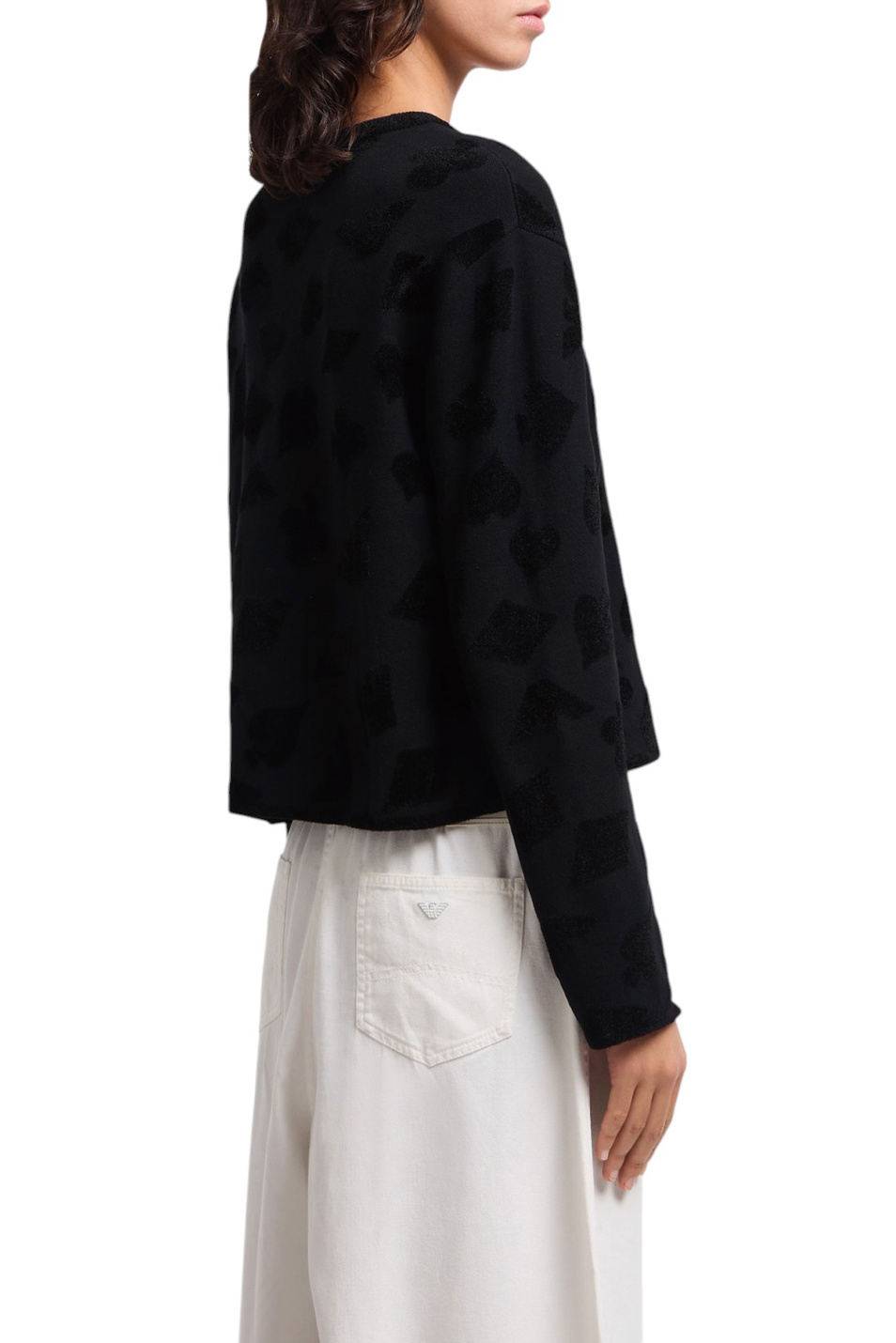 Женский Emporio Armani Джемпер с принтом (цвет ), артикул EW002761-AF19924 | Фото 4