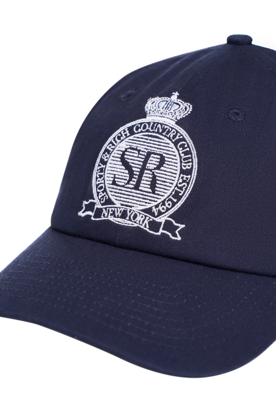 Женский Sporty & Rich Кепка Royal Club из хлопка (цвет ), артикул AC040620219BL106 | Фото 3