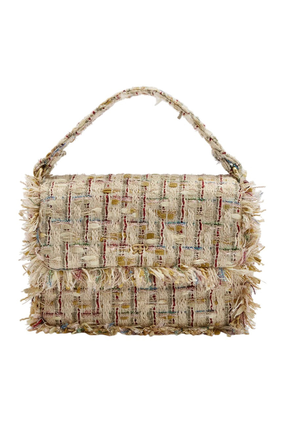 Сумка из твида|Основной цвет:Бежевый Женский Parfois Сумка из твида (цвет ), артикул 239142 | Фото 1