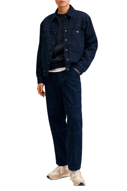 Укороченные джинсы ACERO|Основной цвет:Синий|Артикул:27004397 | Фото 2