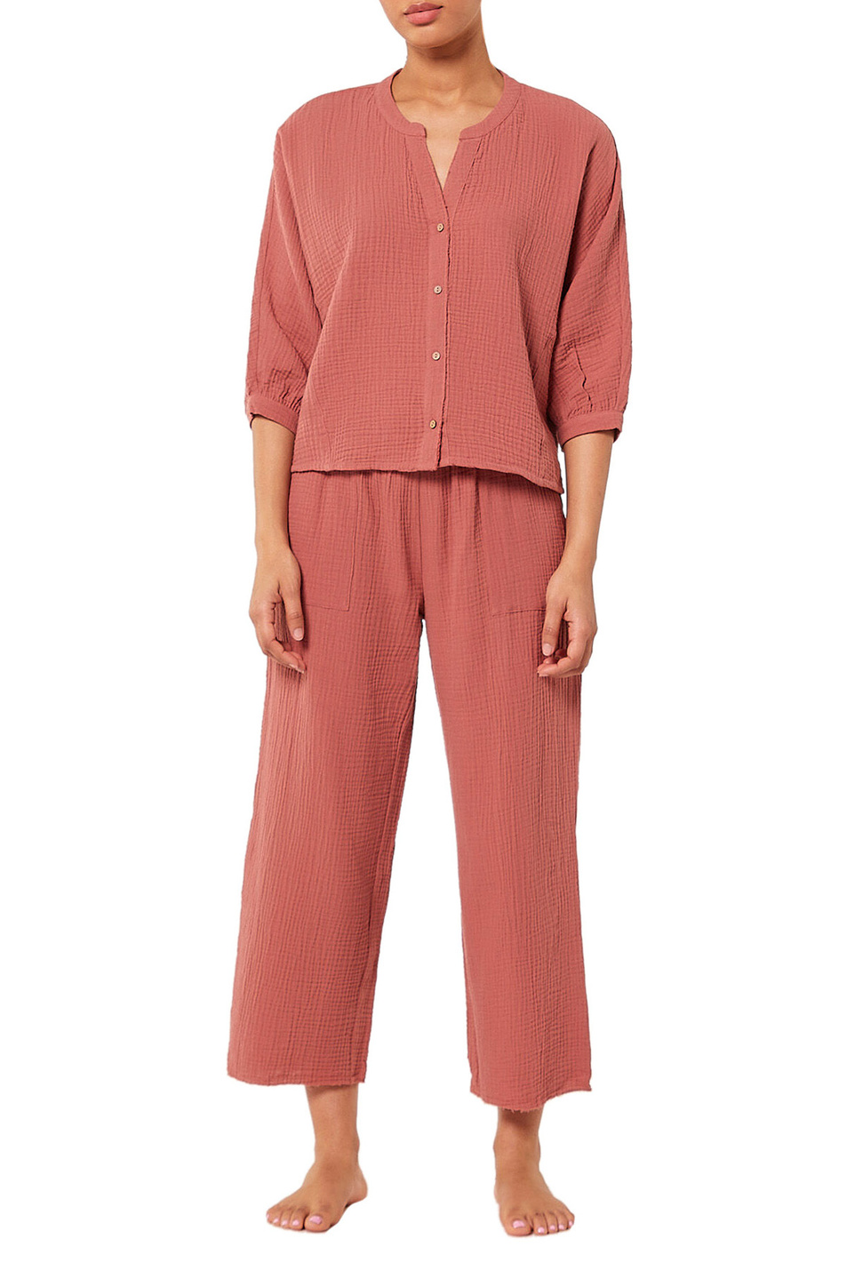 Женский Etam Пижамные брюки свободного кроя HANA (цвет ), артикул 6534347 | Фото 2