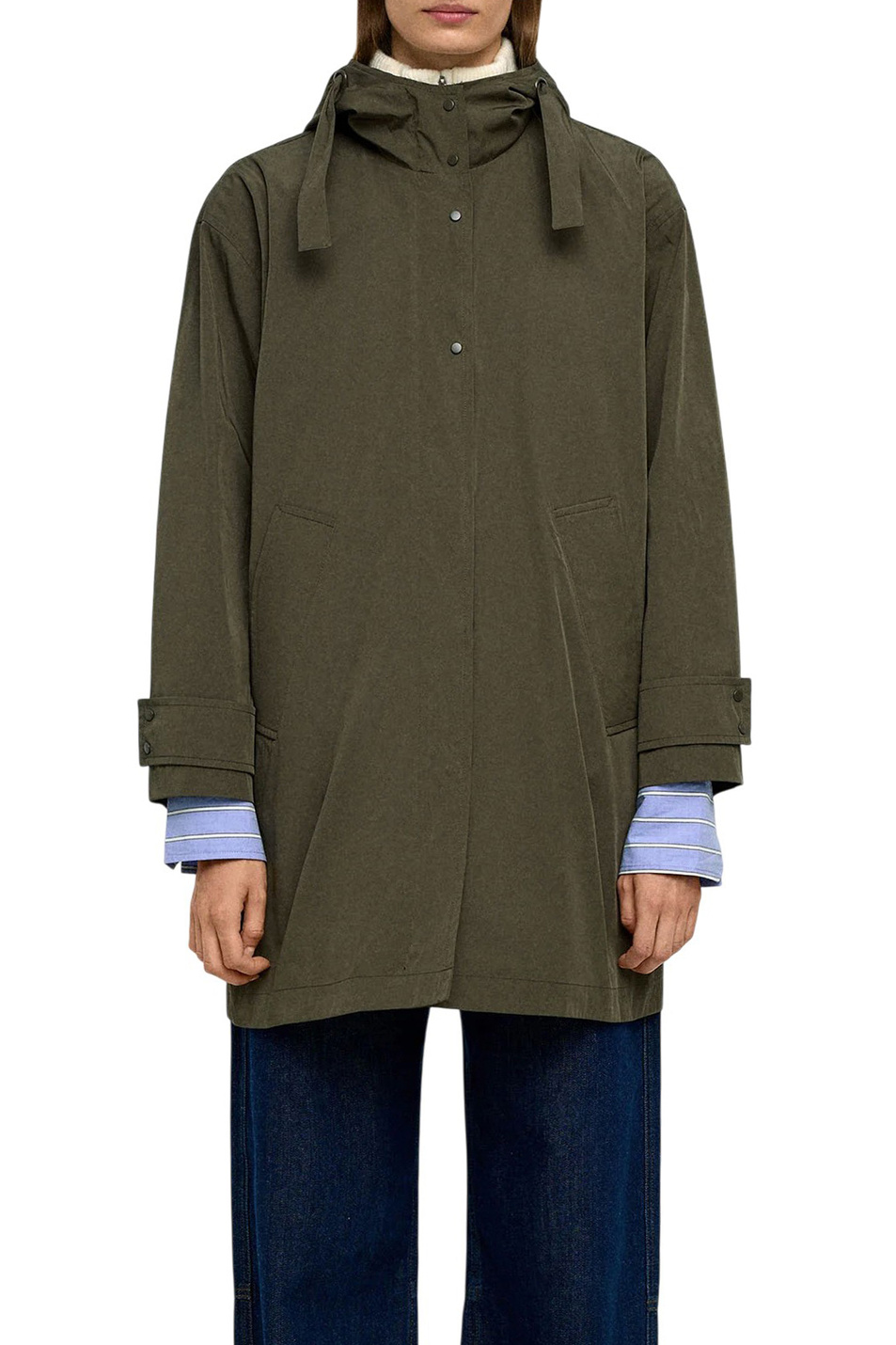 Женский Parfois Парка с капюшоном (цвет ), артикул 237424 | Фото 3