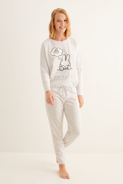 Women'secret женская пижама miffy с брюками в полоску со скидкой 70% ...