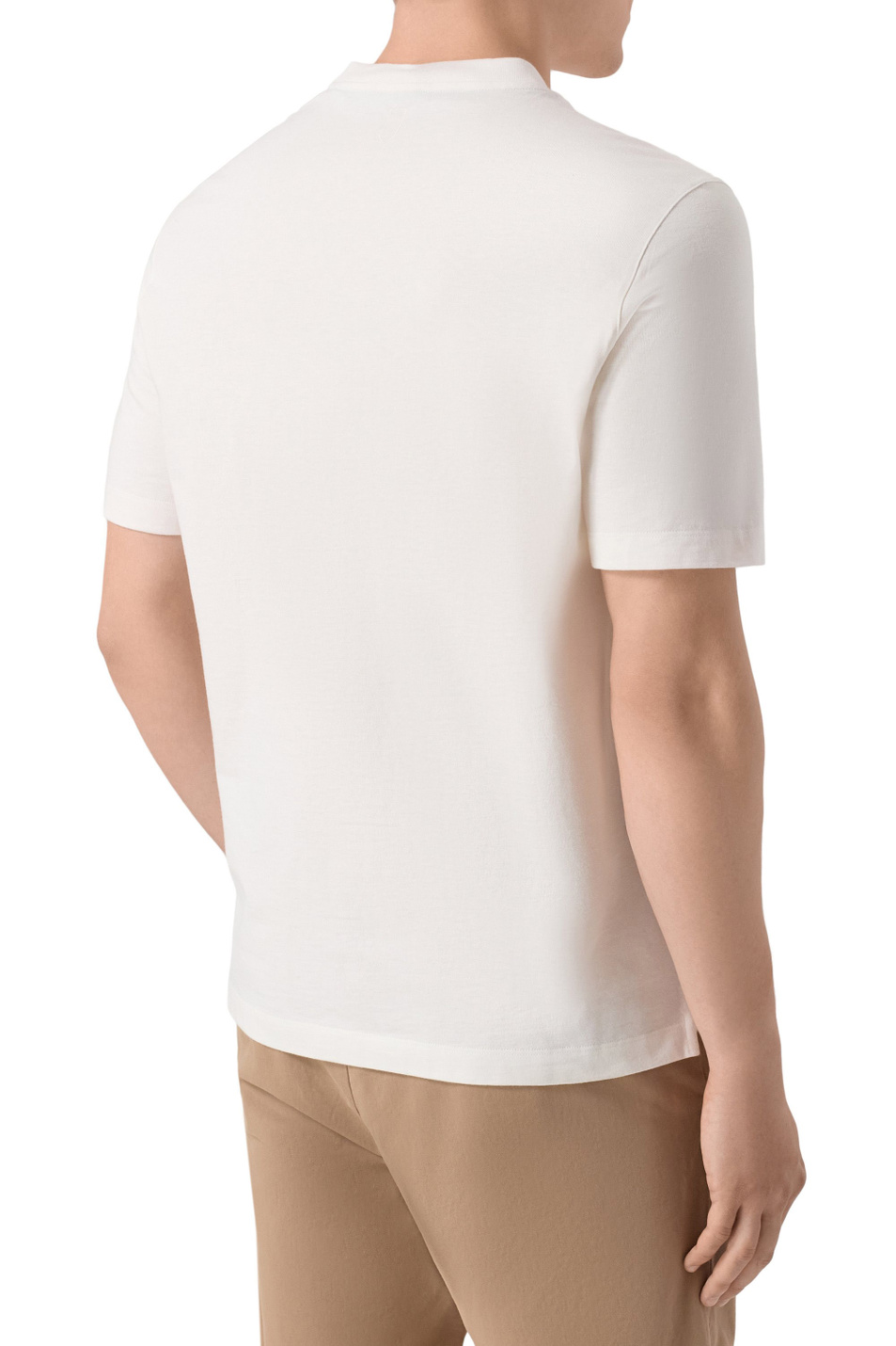Мужской Canali Футболка с вышивкой (цвет ), артикул T0911MJ02260 | Фото 5