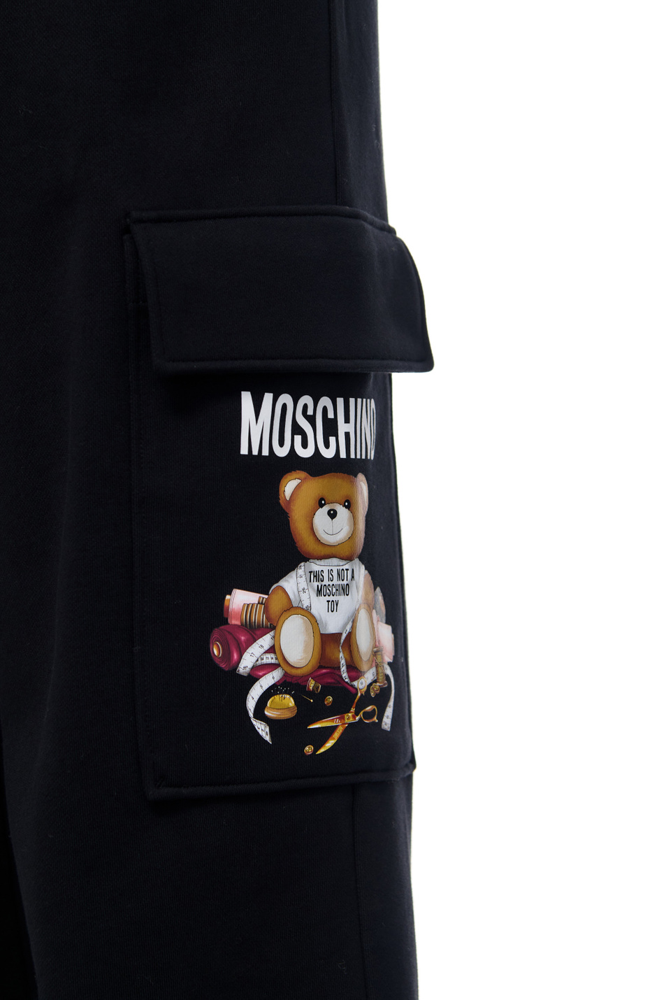 Женский Moschino Брюки из натурального хлопка (цвет ), артикул V0338-5528 | Фото 7