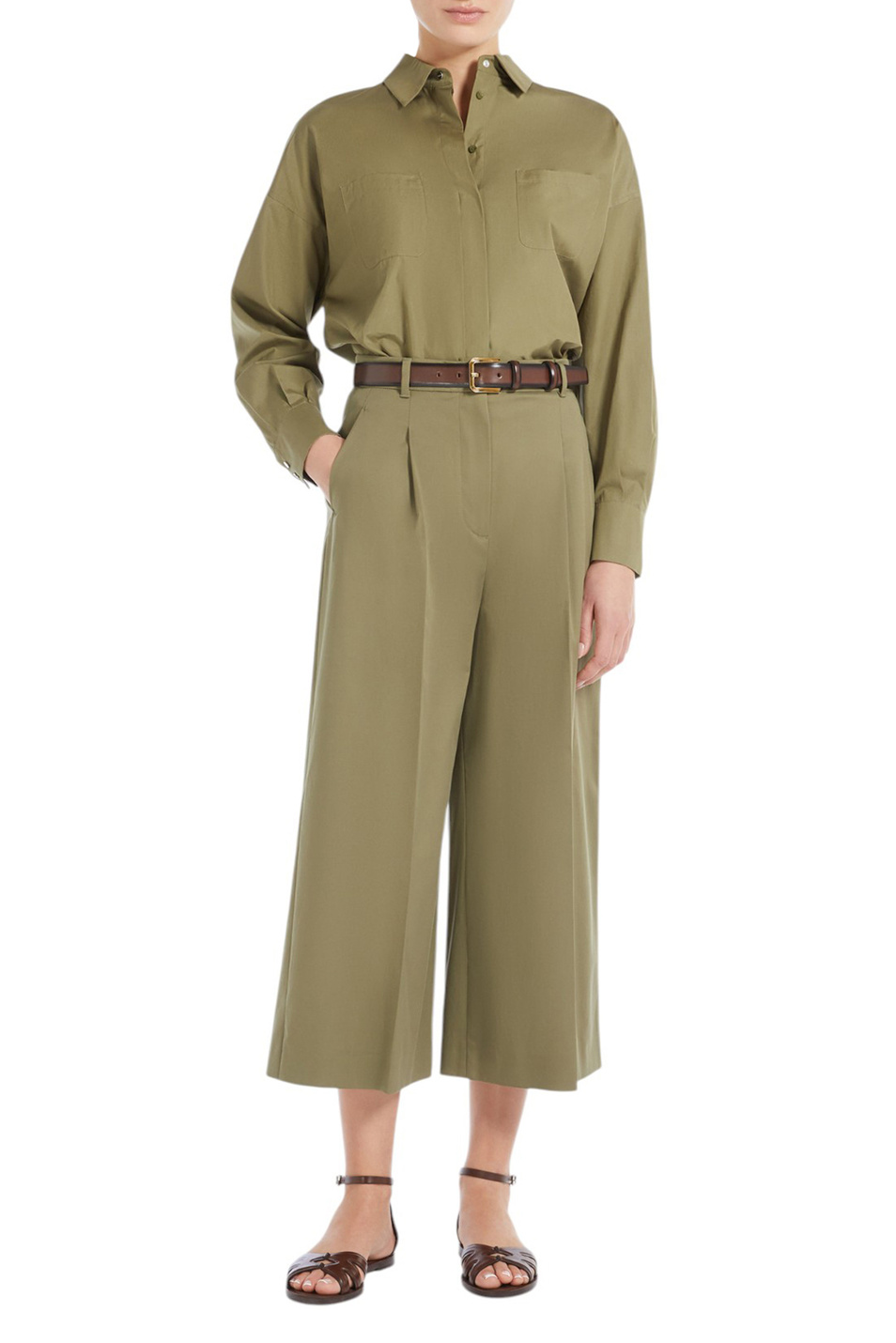 Женский Max Mara Брюки RIBERA из эластичного хлопка (цвет ), артикул 2516131102 | Фото 2