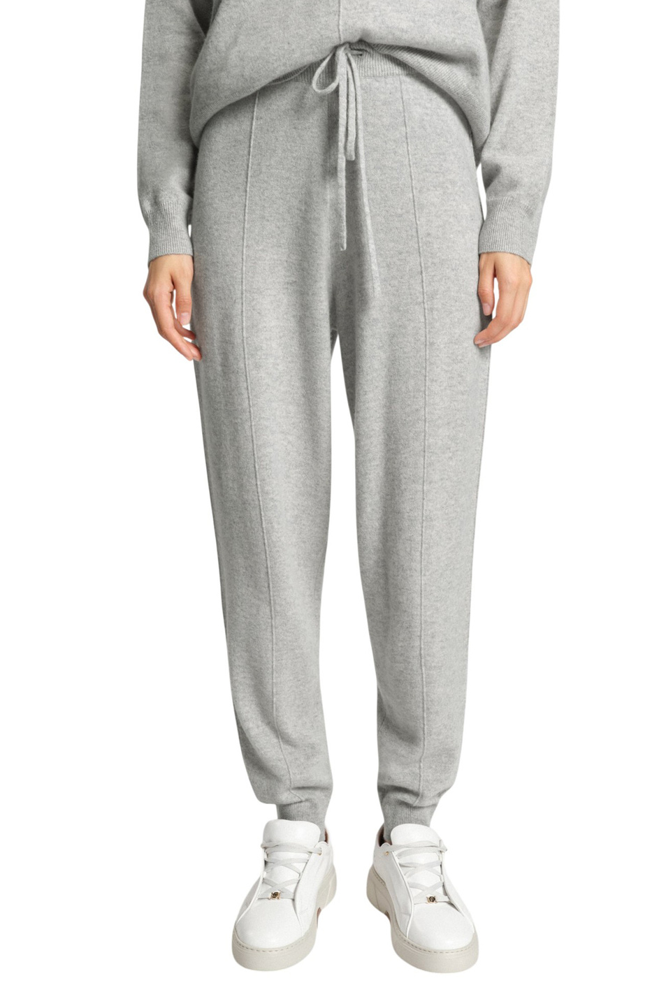 Брюки Falindana из кашемира|Основной цвет:Серый Женский BOSS Брюки Falindana из кашемира (цвет ), артикул 50547858 | Фото 3