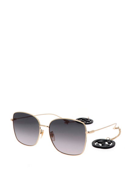 Солнцезащитные очки Gucci GG1030SK|Основной цвет:Золотой|Артикул:GG1030SK | Фото 1
