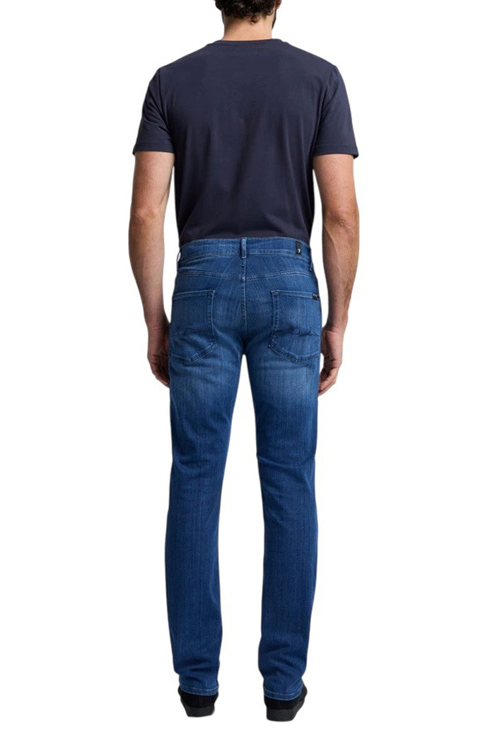 Джинсы из смесового хлопка|Основной цвет:Синий Мужской 7 for all Mankind Джинсы из смесового хлопка (цвет ), артикул 7T519A23 | Фото 5