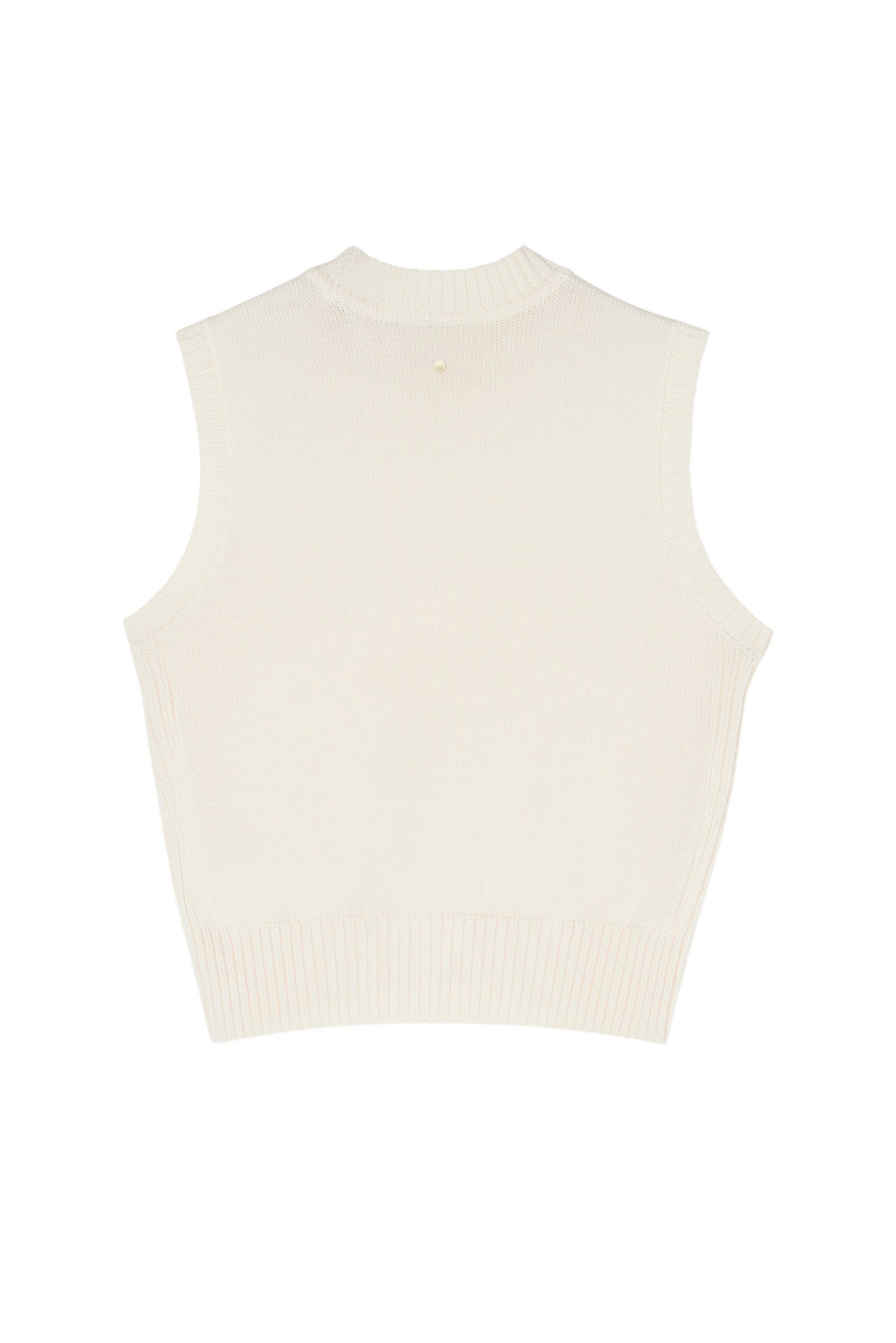 Топ из хлопка|Основной цвет:Кремовый Женский Armani Exchange Топ из хлопка (цвет ), артикул XW001906-AF21574 | Фото 2