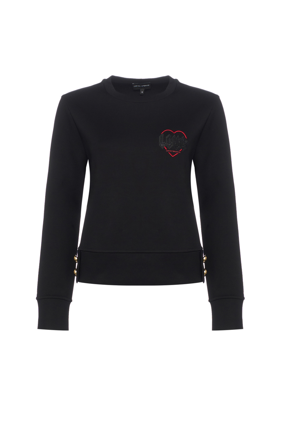 Женский Emporio Armani Свитшот с вышивкой (цвет ), артикул EW001361-AF10002 | Фото 1